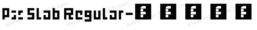 Px Slab Regular字体转换